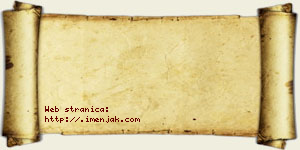 Ivka Jazački vizit kartica